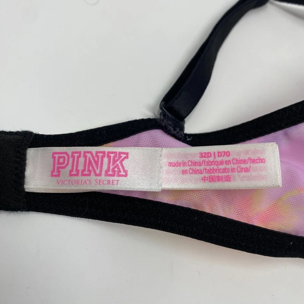 Victoria's Secret PINK Floral Bra with Flowers Women's Size‎ Size 32D